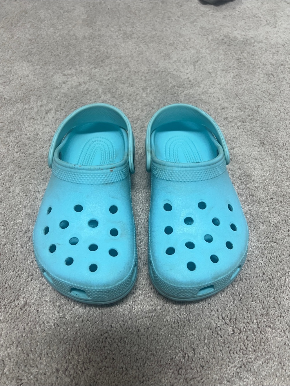Crocs light blue